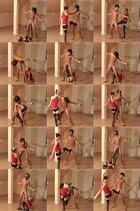 Nancy Ballbusting Her Victim 2